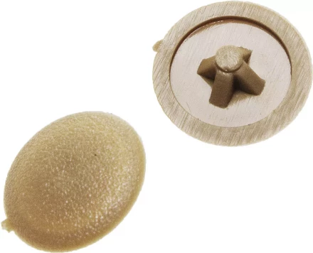 Заглушка декоративная ЗУБР под шуруп, цвет сосна, шлиц №2, ТФ6, 40шт 4-308156-4 купить в Екатеринбурге