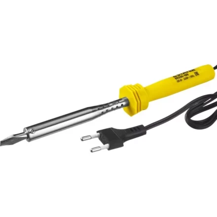 Паяльник STAYER &quot;STANDARD&quot; с пластмассовой рукояткой и долговечным жалом, 100 Вт, клин 55330-100 купить в Екатеринбурге