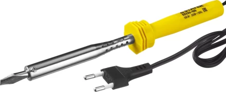 Паяльник STAYER &quot;STANDARD&quot; с пластмассовой рукояткой и долговечным жалом, 100 Вт, клин 55330-100 купить в Екатеринбурге