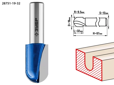 Фрезы пазовые галтельные серия ПРОФЕССИОНАЛ купить в Екатеринбурге