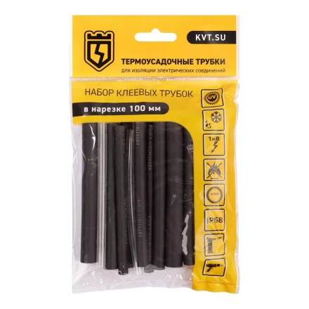 Набор термоусадочных трубок КВТ Гермокомплект 6/2 (73658) купить в Екатеринбурге