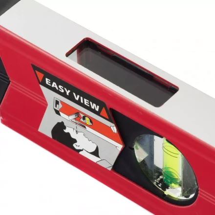 Уровень алюминиевый магнитный 2000 мм фрезерованный 3 глазка 1 зеркальный усиленный  MATRIX 34720 купить в Екатеринбурге