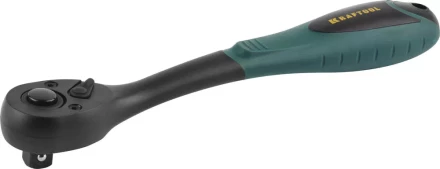 Трещотка для торцовых головок KRAFTOOL &quot;EXPERT&quot;, Сr-V сталь, 72 зубца, пластиковое покрытие, 1/2&quot; 27796-1/2_z02 купить в Екатеринбурге