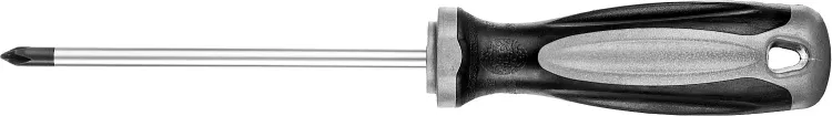 Отвертка MIRAX 25096-1-10, закаленный стержень, двухкомпонентная рукоятка, PH1x100мм 25096-1-10 купить в Екатеринбурге