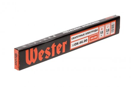 Электроды для сварки WESTER эбОК-46.00, 3.0 мм, 1 кг купить в Екатеринбурге