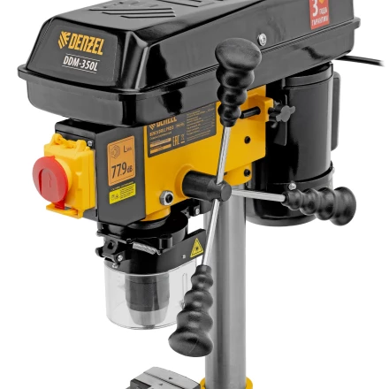 Станок сверлильный DDM-350L, 350 Вт, 13 мм, 5 ск., лазер, настольный// Denzel 95321 купить в Екатеринбурге