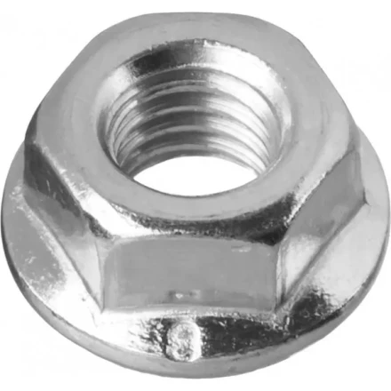 Гайка ЗУБР &quot;МАСТЕР&quot; DIN 6923 с фланцем, класс прочности 8, оцинкованная,  M6, 5кг 303630-06 купить в Екатеринбурге
