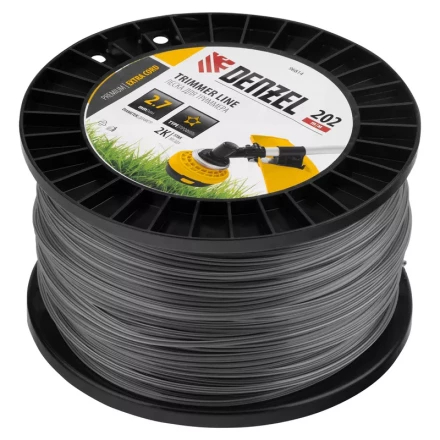 Леска для триммера двухкомпонентная звезда, 2,7мм х 202м, на DIN катушке EXTRA CORD// Denzel 96814 купить в Екатеринбурге