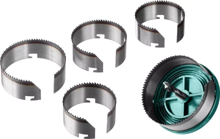 Пила сегментная наборная KRAFTOOL по дереву, 5 полотен: 68-74-80-90-100x32 мм 29584-H5-32 купить в Екатеринбурге