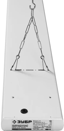 Обогреватель ЗУБР &quot;МАСТЕР&quot; инфракрасный, рифлёная панель, потолочный, закрытого типа, ТЭН, 4,0кВт, 4,0 м, 380В ИКО-К3-4000-Ф купить в Екатеринбурге