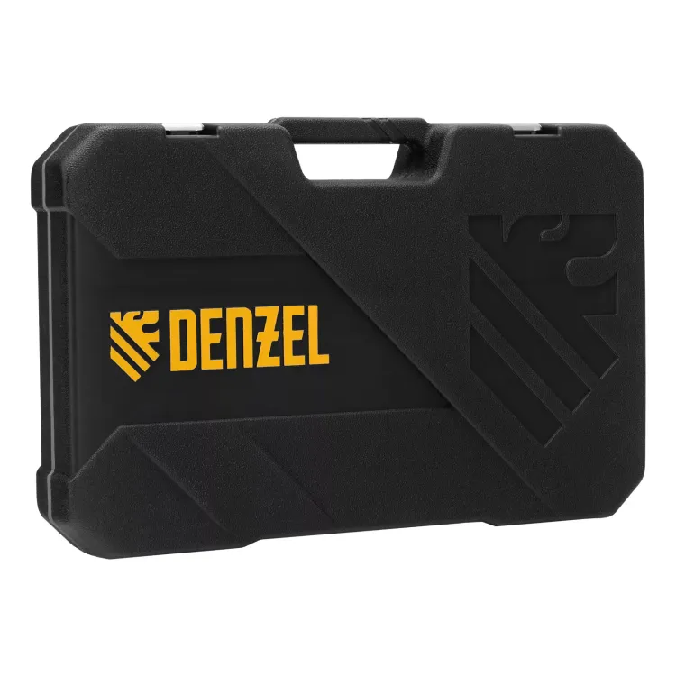 Набор инструментов Denzel 15803, 1/2", 1/4", CrV, S2, пластиковый кейс, 100 предметов купить в Екатеринбурге