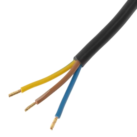 Шнур сетевой Energy Series Denzel, ПВС, 3 м, 3 x 1,5 мм, с неразборной вилкой, черный, 3 м, 37675 купить в Екатеринбурге