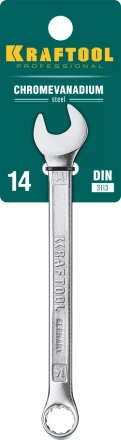 Ключи комбинированные KRAFTOOL, Cr-V, DIN 3113 27079-14 купить в Екатеринбурге