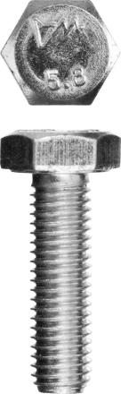 Болт ЗУБР &quot;МАСТЕР&quot; с шестигранной головкой, ГОСТ 7798-70, класс прочности 5.8, оцинкованный, M10x35мм, 5кг 303080-10-035 купить в Екатеринбурге