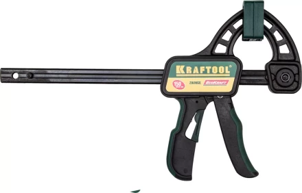 Струбцина &quot;EcoKraft&quot; ручная пистолетная, KRAFTOOL 32226-15, пластиковый корпус, 150/350мм, 150кгс 32226-15 купить в Екатеринбурге