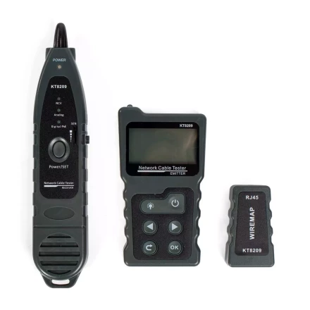 LAN-тестер КВТ KT 8209 для витой пары с поддержкой PoE (86208) купить в Екатеринбурге