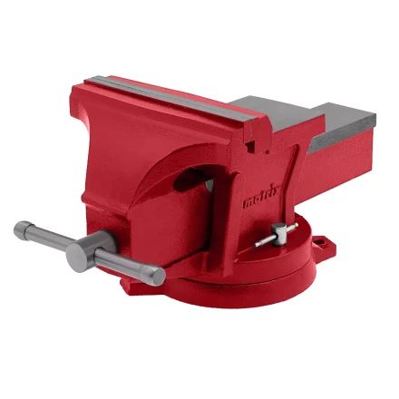 Тиски слесарные 200 мм поворотные с наковальней Matrix купить в Екатеринбурге