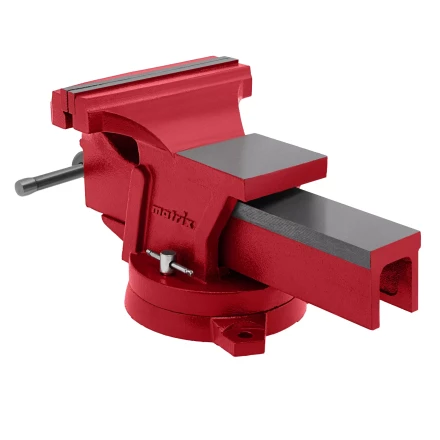 Тиски слесарные 200 мм поворотные с наковальней Matrix купить в Екатеринбурге