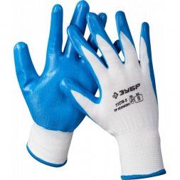Перчатки ЗУБР &quot;МАСТЕР&quot; маслостойкие для точных работ, с нитриловым покрытием, размер S (7) 11276-S