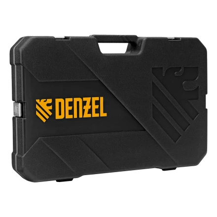 Набор инструментов Denzel 15804, 1/2&quot;, 1/4&quot;, CrV, S2, пластиковый кейс, 122 предмета купить в Екатеринбурге