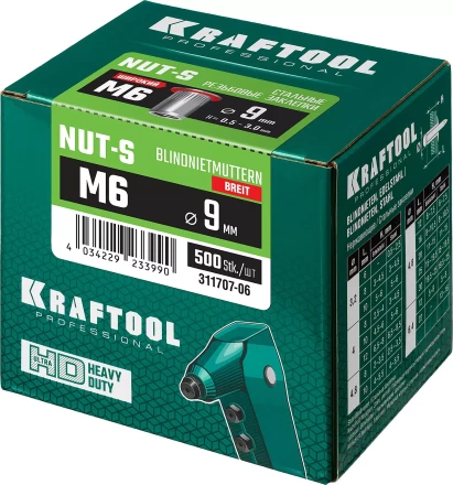Заклепки резьбовые KRAFTOOL 311707-06 купить в Екатеринбурге