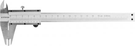 Штангенциркуль STAYER &quot;PROFI&quot;, метрическая шкала, с глубиномером, нержавеющая сталь, 150мм 3442_z01 купить в Екатеринбурге