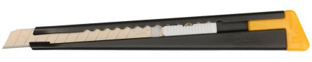 Нож OLFA с выдвижным лезвием, черный, 9мм OL-180-BLACK купить в Екатеринбурге