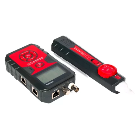 LAN-тестер кабельный КВТ KT 858C с функцией PoE (86210) купить в Екатеринбурге