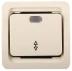 Выключатель СВЕТОЗАР &quot;ГАММА&quot; проходной одноклавишный, с подсветкой, цвет бежевый, 10А/~250В SV-54138-B купить в Екатеринбурге