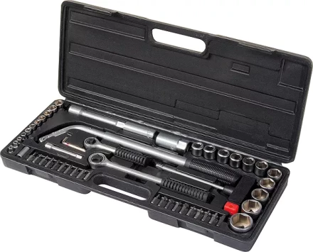 Набор шоферский 54 предм 1/2 и 1/4 в пластиковом Боксе SPARTA 135055 купить в Екатеринбурге