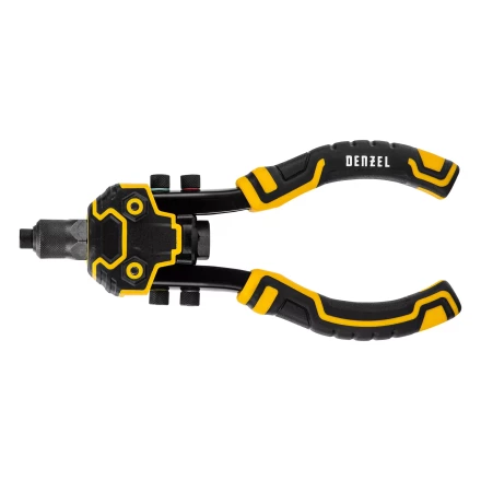 Заклепочник двуручный, заклепки 2,4-3,2-4,0-4,8-6,4 мм Denzel 40500 купить в Екатеринбурге