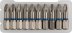 Биты ЗУБР &quot;ЭКСПЕРТ&quot; торсионные кованые, обточенные, хромомолибденовая сталь, тип хвостовика C 1/4&quot;, PH2, 25мм, 10шт 26011-2-25-10 купить в Екатеринбурге