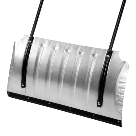 Движок для уборки снега оцинкованный Сибртех 61698, 735x385x1120 мм, стальная рукоятка, Россия купить в Екатеринбурге