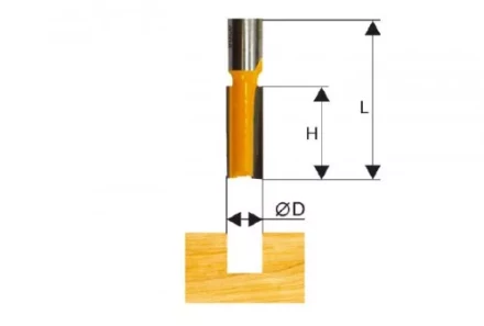 Фреза пазовая прямая ф35х32мм хв. 12мм Энкор 46025 купить в Екатеринбурге