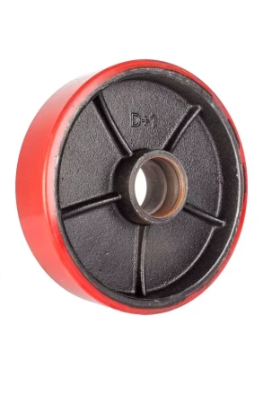 Колесо полиуретановое 200х50 мм без подшипника для тележек гидравлических BF/WB/RHP 1001014 купить в Екатеринбурге