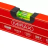 Уровень коробчатый усиленный MIRAX, фрезерованная поверхность, утолщенный профиль, 3 противоударных ампулы (1 поворотная на 360 град), с ручками, 60 см 34603-060 купить в Екатеринбурге