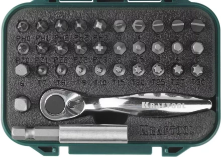 PRO. Наборы в боксе: БИТЫ KRAFTOOL PRO-Drive 26157-H33 купить в Екатеринбурге