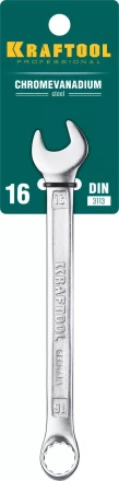Ключи комбинированные KRAFTOOL, Cr-V, DIN 3113 27079-16 купить в Екатеринбурге