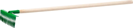 Грабли РОСТОК садовые с черенком, 12 витых зубцов 421900-12 купить в Екатеринбурге