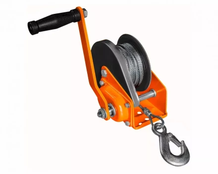 Лебедка ручная барабанная с тормозом Magnus-Profi LRT-500, 500 кг, канат 10 м купить в Екатеринбурге