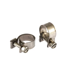 Хомуты металлические MINI 14-16 мм ширина 9 мм винтовой W4 2 шт Сибртех 475053