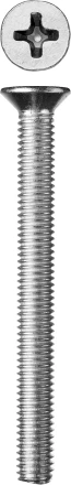 Винт ЗУБР &quot;МАСТЕР&quot; DIN 965, класс прочности 4.8, оцинкованный, M6x60мм, 5кг 303110-06-060 купить в Екатеринбурге