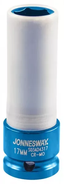 Головка ударная шестигранная 1/2" М17 для л/с дисков  S03АD4317 Jonnesway 99427 купить в Екатеринбурге