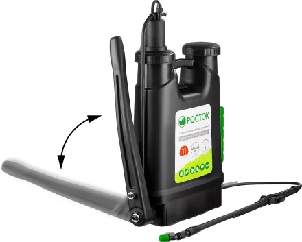 Опрыскиватель садовый РОСТОК, ранцевый, телескопический удлинитель, 11л 425219 купить в Екатеринбурге