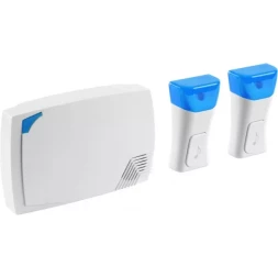 Звонок СВЕТОЗАР &quot;ОКТАВА&quot; электрический беспроводной 120м, 36 мелодий, 2 кнопки, А23, 3AA 58064-2