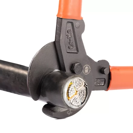 Ножницы диэлектрические КВТ НКи-25 для резки кабеля с ленточной броней до 25 мм (101966) купить в Екатеринбурге