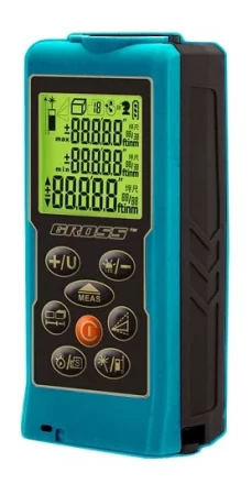 Дальномер лазерный Kompakt 70, от 0,05 до 70 метров, функц. Пифагора, площадь, объем, таймер  GROSS 38001 купить в Екатеринбурге