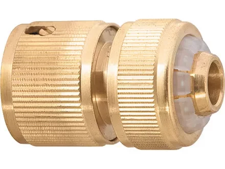 Соединитель латунный быстросъемный для шланга 1/2&quot; аквастоп  PALISAD 66240 купить в Екатеринбурге