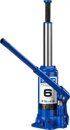 Домкрат гидравлический бутылочный T50, 6т, 215-415мм, ЗУБР Профессионал 43060-6 43060-6_z01 купить в Екатеринбурге