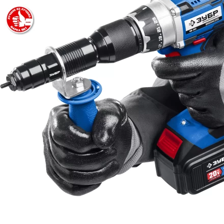 ЗУБР НР-М8, М3 - М8, насадка-заклепочник на шуруповерт, Профессионал (31221) купить в Екатеринбурге